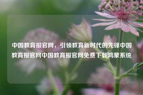 中国教育报官网，引领教育新时代的先锋中国教育报官网中国教育报官网免费下载鸿蒙系统