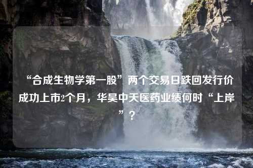 “合成生物学第一股”两个交易日跌回发行价 成功上市2个月，华昊中天医药业绩何时“上岸”？