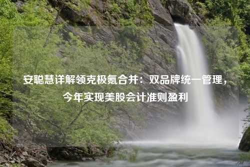 安聪慧详解领克极氪合并：双品牌统一管理，今年实现美股会计准则盈利