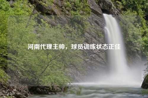 河南代理主帅，球员训练状态正佳