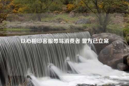 以心相印客服辱骂消费者 警方已立案
