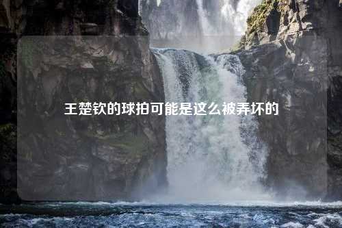 王楚钦的球拍可能是这么被弄坏的