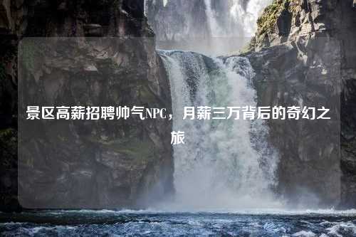 景区高薪招聘帅气NPC，月薪三万背后的奇幻之旅