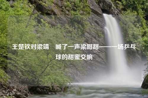 王楚钦对梁靖崑喊了一声梁甜甜——一场乒乓球的甜蜜交响